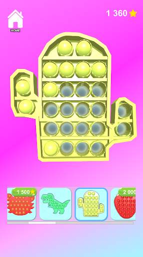 Pop It Challenge 3D! toy games screenshot 3