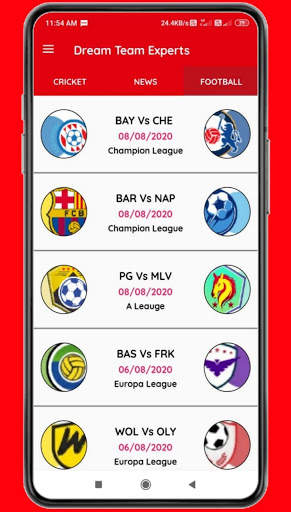 Dream Team - Cricket & Football Prediction Tips screenshot 3