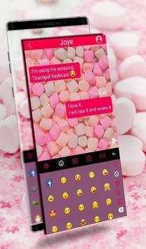 Marshmallow 6.0 Keyboard Theme 3 تصوير الشاشة