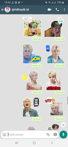 Stiker Wa Treasure Kpop WAStickerApps screenshot 4