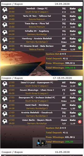 Betting / System / Sport Prediction / %90 Success screenshot 6