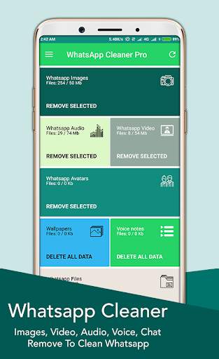 Super Cleaner for WhatsApp (Pro) screenshot 1