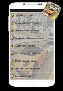 Codes for GTA 5 2016 screenshot 2