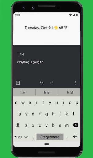 EtegeBoard (Amharic Keyboard | አማረኛ ኬይቦርድ ) screenshot 2