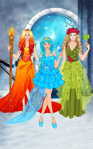 Element Princess dress up game screenshot 1
