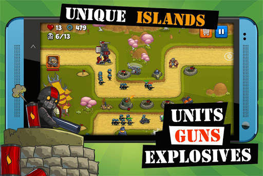 Island Defense: Offline Tower Defense screenshot 3