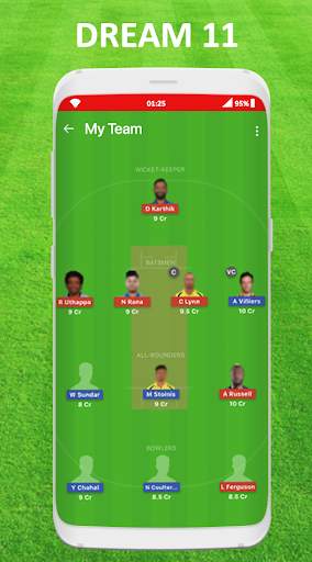 ProTeam11 - Fantasy Cricket Team Predictions Guide screenshot 2
