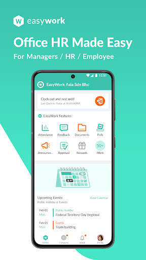 EasyWork - Company & HR app screenshot 1