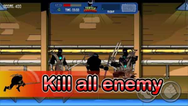 Turtle and Ninja -Samurai kill screenshot 2