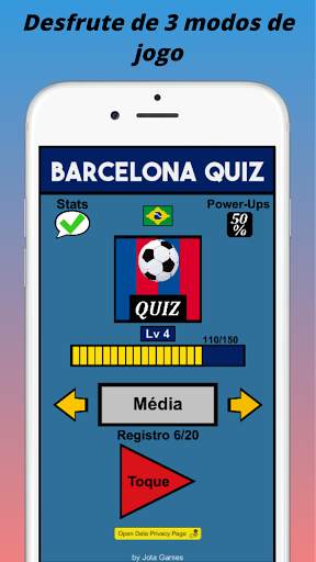 Barcelona Futbol Quiz - Jogo de Perguntas screenshot 2