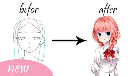 How to draw anime and manga step by step guide screenshot 3