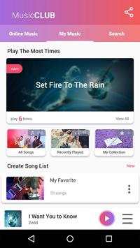 Unlimited Free Music Player - MusicClub screenshot 4