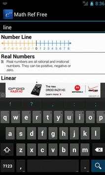 Math Ref Free screenshot 2