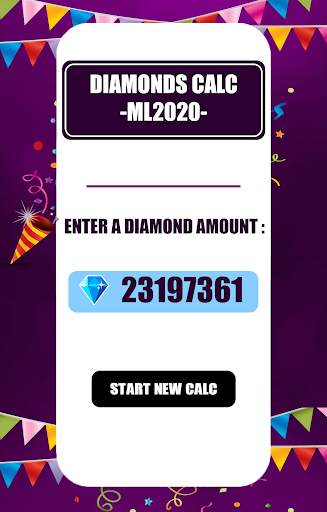 Diamonds Calc Mobile Diamonds screenshot 1