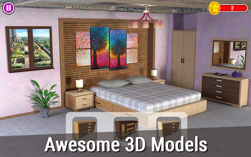 Design My Home 3D - House Flipper, Color by Number screenshot 2