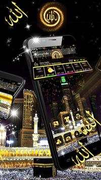 Makka Madina 3D Glass Tech Theme screenshot 2