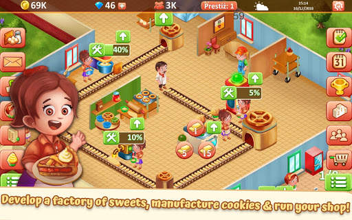 Idle Sweet Bakery Empire - Pastry Shop Tycoon 🧁🍩 screenshot 7