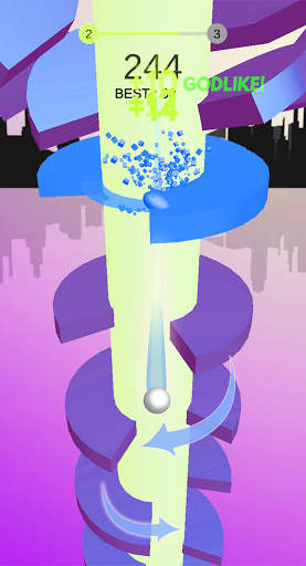 Helix Jump-Jumping Crush Ball Games screenshot 3