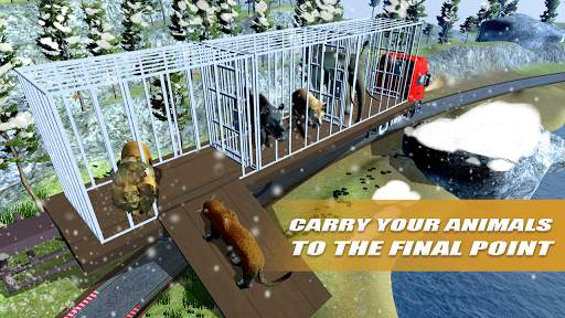 Wild Animals Transport Truck Simulator screenshot 2