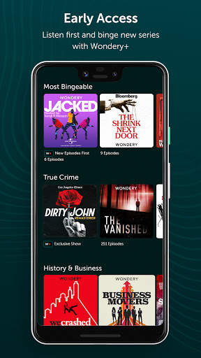 Wondery - Premium Podcast App screenshot 4