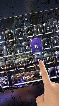 Rainy Dubai night keyboard screenshot 2