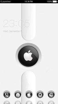 White Clauncher Theme screenshot 1