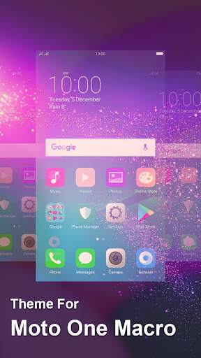 launcher theme for Motorola Moto One Macro pro screenshot 3