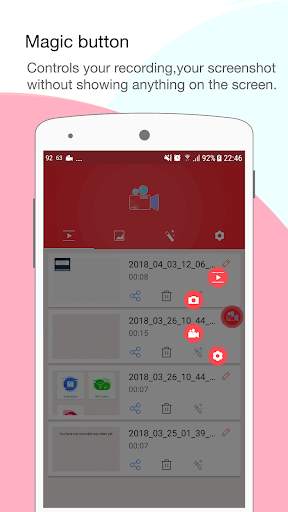 GoREC - Screen Recorder, Video Editor स्क्रीनशॉट 1