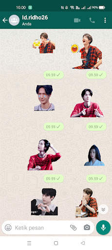 Sticker Wa Wang Yibo WAStickerApps screenshot 1