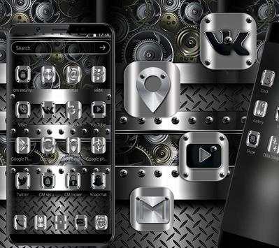 Silver metallic theme screenshot 2
