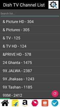 Dish TV All Channel List Finder screenshot 1