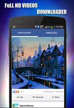 Fast HD Video Downloader For Facebook screenshot 4
