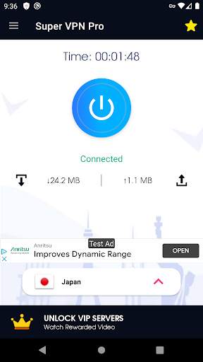 Super VPN Pro Secure VPN Proxy screenshot 2