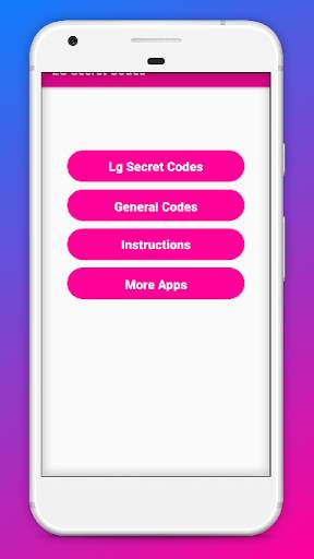 Secret Codes for Lg Mobiles Free screenshot 1