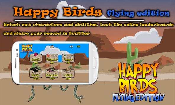 Happy Birds :Flying Edition स्क्रीनशॉट 3