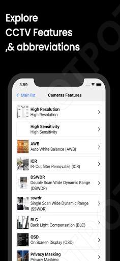 CCTV Guide / Calculator screenshot 2