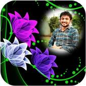 Neon Flower Photo Frame 1.4