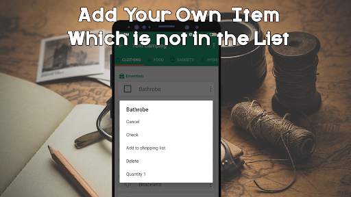 Simple Travel Packing List App screenshot 6