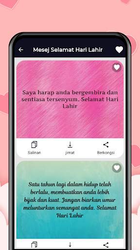 Mesej Wishes SMS Koleksi screenshot 3