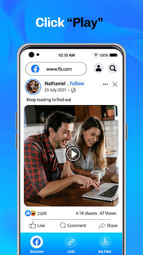 Free Video downloader for Facebook –HD Video Saver screenshot 2