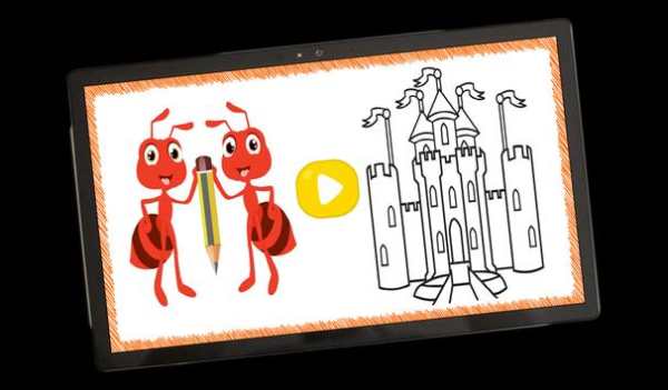 Drawing Castle Free Coloring Game for Kids screenshot 1