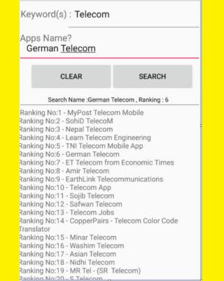 PlayStore Apps Ranking screenshot 1