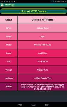Unroot MTK Device screenshot 3