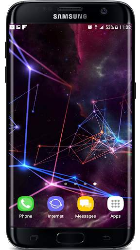 Sci_Fi Particle Plexus 3D Live Wallpaper screenshot 1