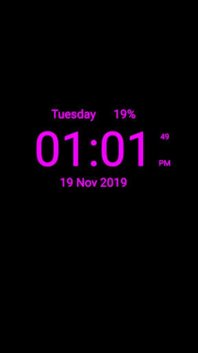 Digital Clock Live Wallpaper screenshot 3