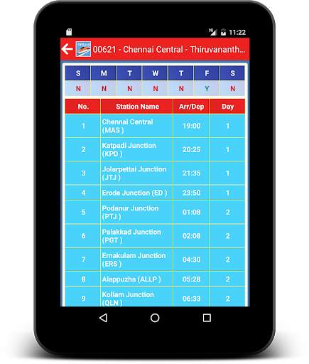 Indian Rail Offline Time Table screenshot 10
