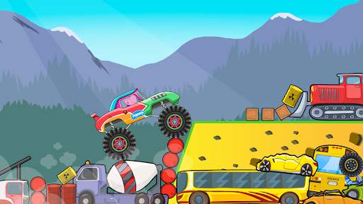 Kids Monster Truck Racing Game screenshot 2