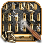 Fire Gun and Bullet Keyboard Theme иконка