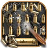 Fire Gun and Bullet Keyboard Theme 10001002