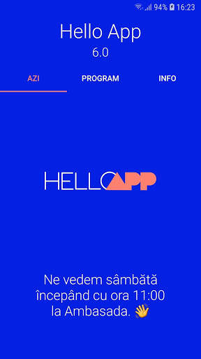 Hello App 6.0 screenshot 1